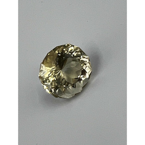 31Ct Natural Citrine Oval Persian Cut Lemon Color Loos Gemstone - Picture 3 of 11